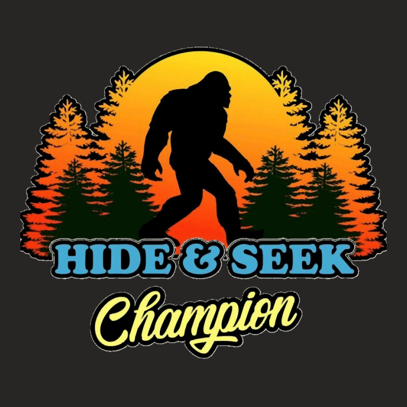 Bigfoot Hide N Seek Champion Classic Ladies Fitted T-Shirt by cm-arts | Artistshot