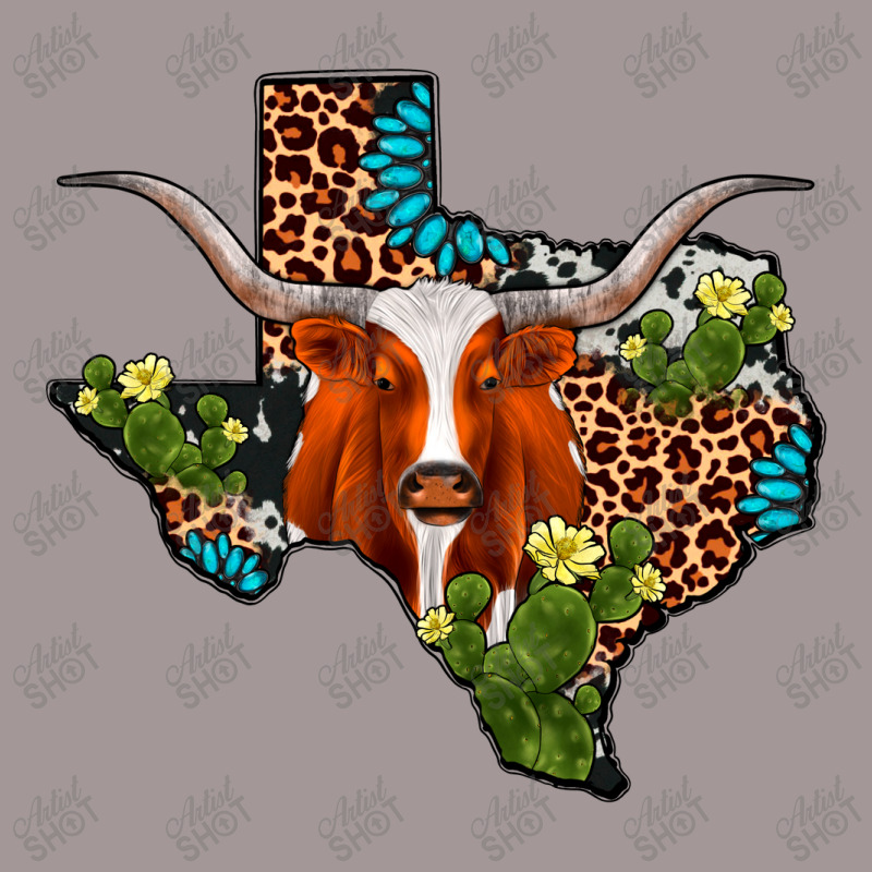 Longhorn Texas Map Vintage Hoodie | Artistshot