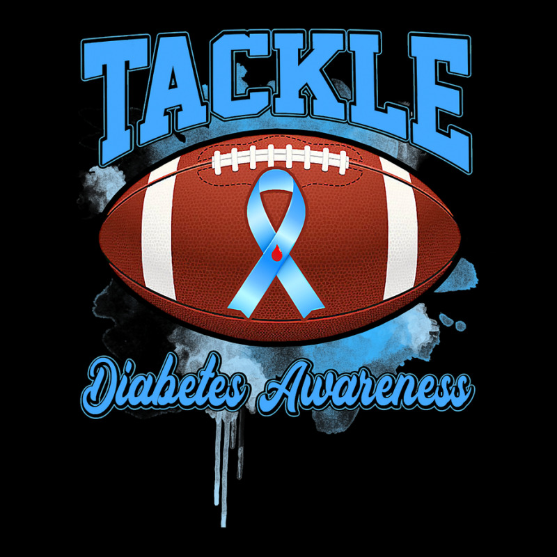 Diabetes Diabetic Tackle Football Blue Ribbon 109 Diabetes Awareness Adjustable Cap by peafowl | Artistshot