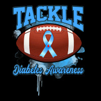 Diabetes Diabetic Tackle Football Blue Ribbon 109 Diabetes Awareness Men's 3/4 Sleeve Pajama Set | Artistshot