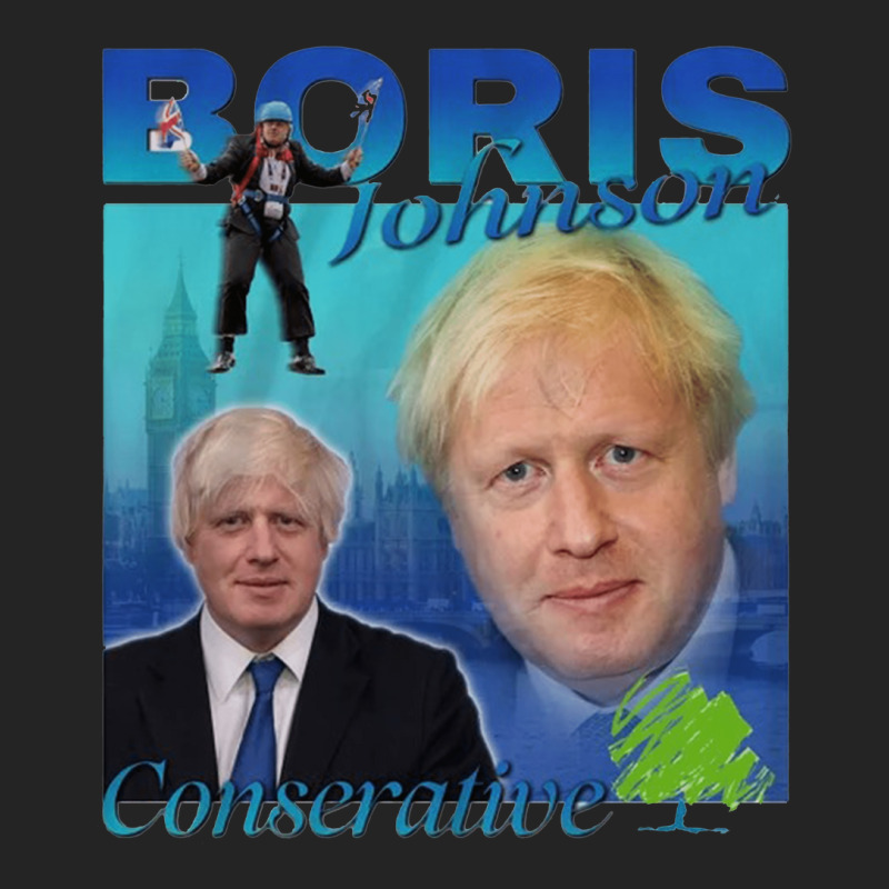 Boris Johnson, Conservative, Boris Johnson Vintage, Boris Johnson Pain 3/4 Sleeve Shirt by cm-arts | Artistshot