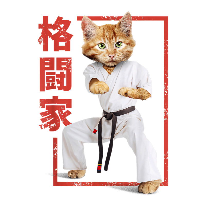 Cat Karate Player , Cat Samurai , Japanese Style T Shirt Stainless Steel Water Bottle | Artistshot