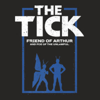 The Tick Friend Of Arthur Vintage Silhouette Ladies Fitted T-shirt | Artistshot