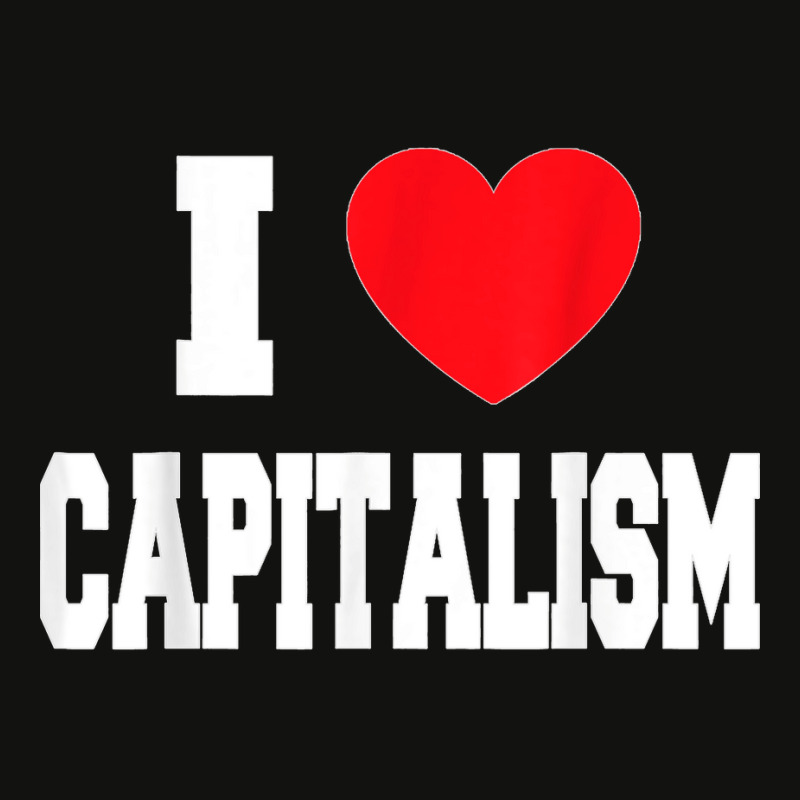 I Love Capitalism Scorecard Crop Tee by cm-arts | Artistshot