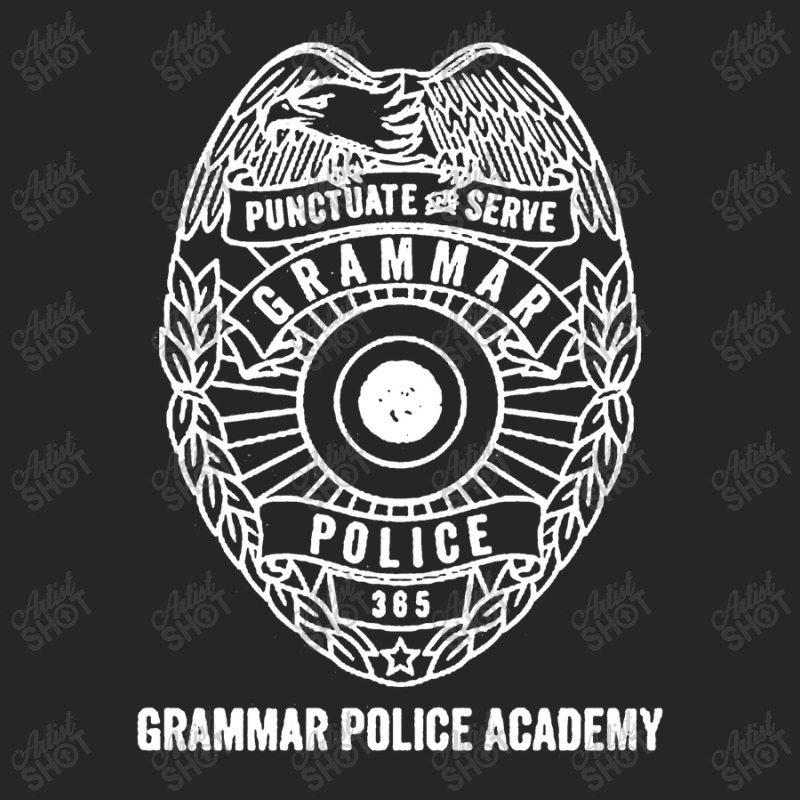 Police Shirt Grammar Police Academy Ladies Fitted T-Shirt by Ilmunsyatir | Artistshot