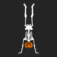 Skeleton Pumpkin Handstand Gymnastics Halloween 3/4 Sleeve Shirt | Artistshot