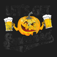 Lets Get Smashed Funny Pumpkin Beer Halloween Classic T-shirt | Artistshot