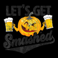 Lets Get Smashed Funny Pumpkin Beer Halloween Lightweight Hoodie | Artistshot