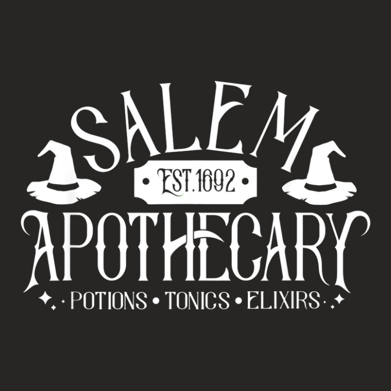 Salem Apothecary 1692 Potions Tonics Elixirs Witch Halloween Ladies Fitted T-Shirt by Premium | Artistshot