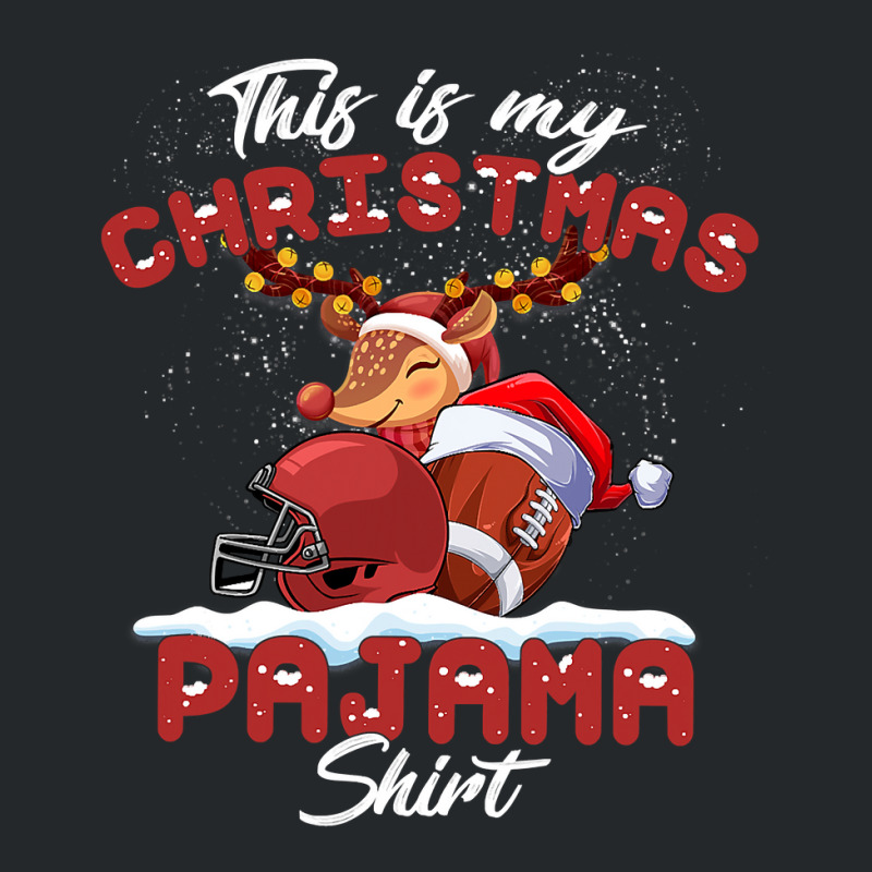 Football This Is My Christmas Pajama Football Christmas Light 364 Crewneck Sweatshirt by pester | Artistshot