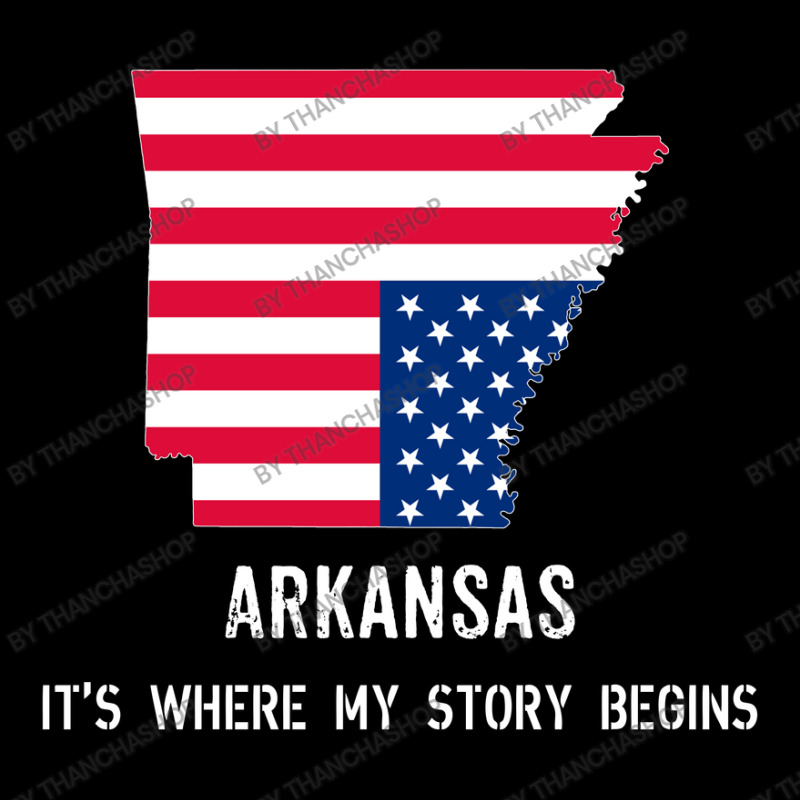 Arkansas It's Where My Story Begins Youth Zipper Hoodie by thanchashop | Artistshot