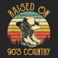 Raised On 90's Country Music Tvintage Cowgirl Western Unisex Hoodie | Artistshot