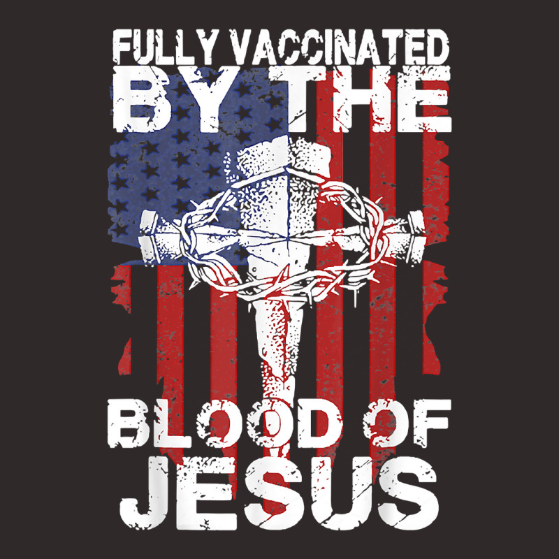 Jesus Christ Christian Fully Vaccinated By The Blood Of Jesus For Men  Racerback Tank by peafowl | Artistshot