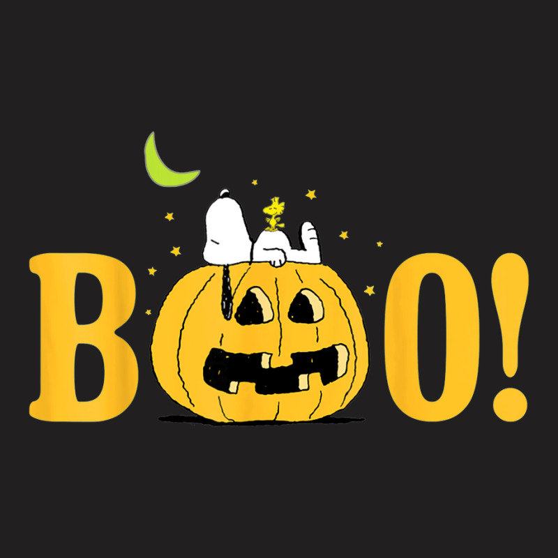 Peanuts Halloween Boo Pumpkin T-shirt | Artistshot