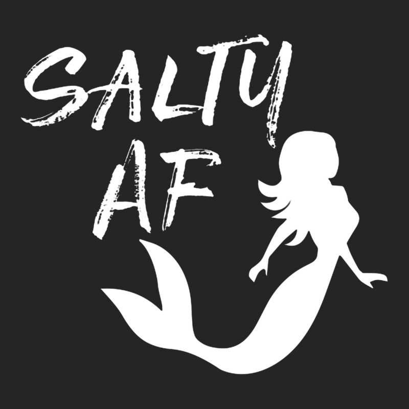 Salty Af Salt Water Mermaid   Beach Girl Unisex Hoodie | Artistshot