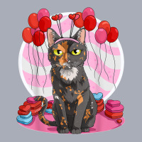 Tortoiseshell Cat Heart Valentine Day Decor Gift Tank Dress | Artistshot