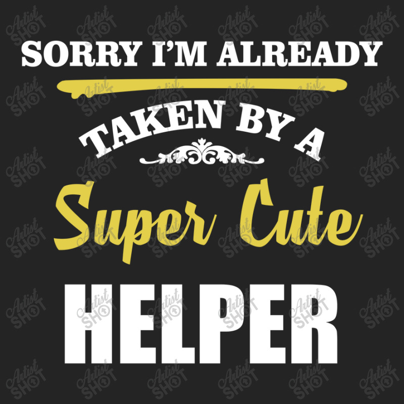 Sorry I'm Taken By Super Cute Helper 3/4 Sleeve Shirt | Artistshot
