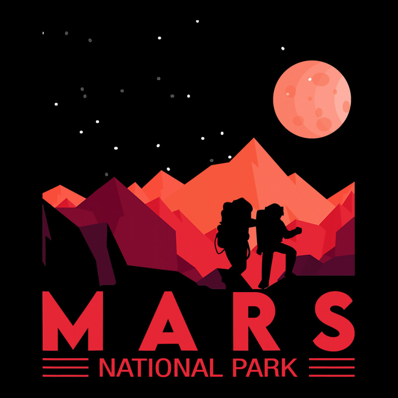 Red Mars Planet  Space National Park  Funny Mars Women's V-Neck T-Shirt by cm-arts | Artistshot