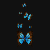 Butterfly Monarch Pack Butterflies T  Shirt Blue Morpho Butterfly Love Baby Bibs | Artistshot