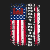 Combat Engineer Distressed American Flag - U.s. Military Classic T-shirt | Artistshot