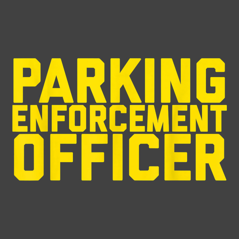 Parking Enforcement Officer Police Uniform Peo Meter Maid Vintage T-Shirt by LorettaSharron | Artistshot