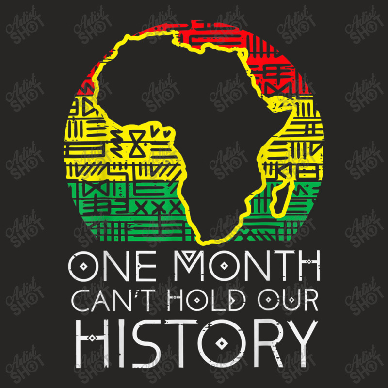 One Month Canhold Our History Pan African Black History Video Games Ch Ladies Fitted T-Shirt by KhalilDesign | Artistshot