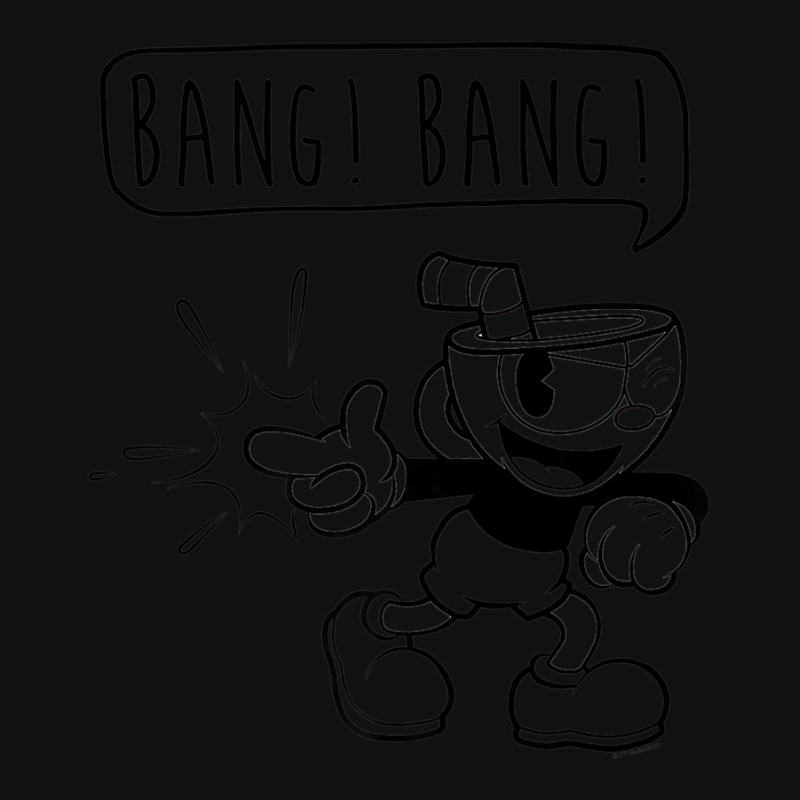 Cuphead Bang Bang Finger Gun Outline Adjustable Strap Totes By ...