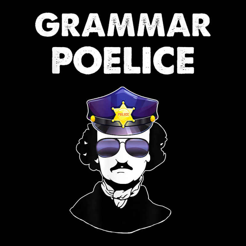 Poe Grammar Police English Teacher Gift Maternity Scoop Neck T-shirt by LorettaSharron | Artistshot