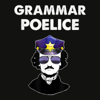 Poe Grammar Police English Teacher Gift Scorecard Crop Tee | Artistshot