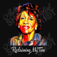 Black History Month  Reclaiming My Time Maxine Waters Painting Crop Top | Artistshot