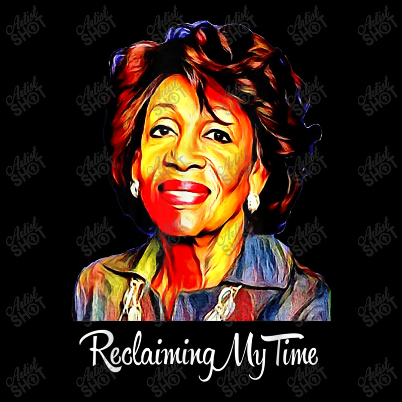 Black History Month  Reclaiming My Time Maxine Waters Painting Legging by TyrellDesign | Artistshot