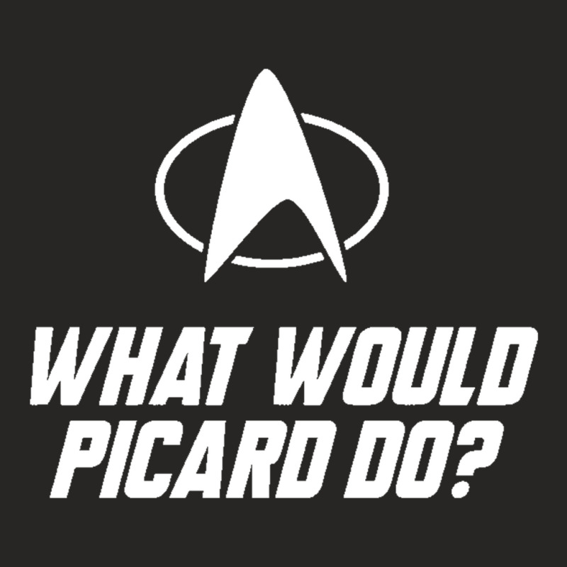 What-would-picard-do Ladies Fitted T-Shirt by cm-arts | Artistshot