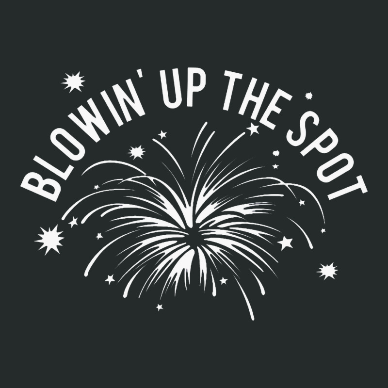 Blowin' Up The Spot   4th Of July Women's Triblend Scoop T-shirt by cm-arts | Artistshot