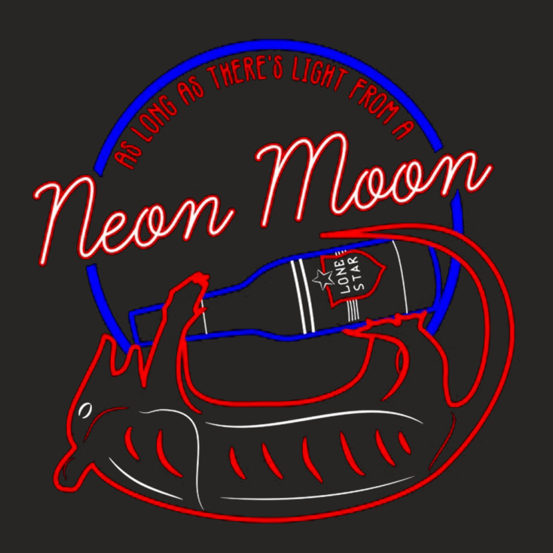 Brooks And Dunn, Neon Moon Lonestar Beer, Neon Moon, Brooks And Dunn L Ladies Fitted T-Shirt by SHOPAHSSA | Artistshot