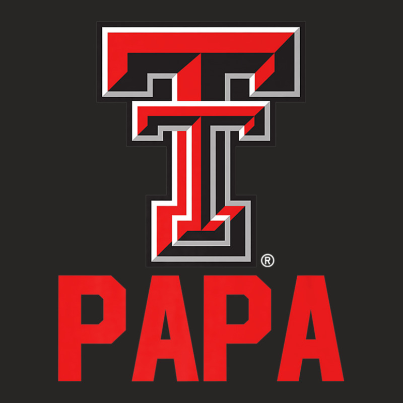 Texas Tech Red Raiders Papa Combined Flags Apparel Ladies Fitted T-Shirt by AngelaMaria | Artistshot