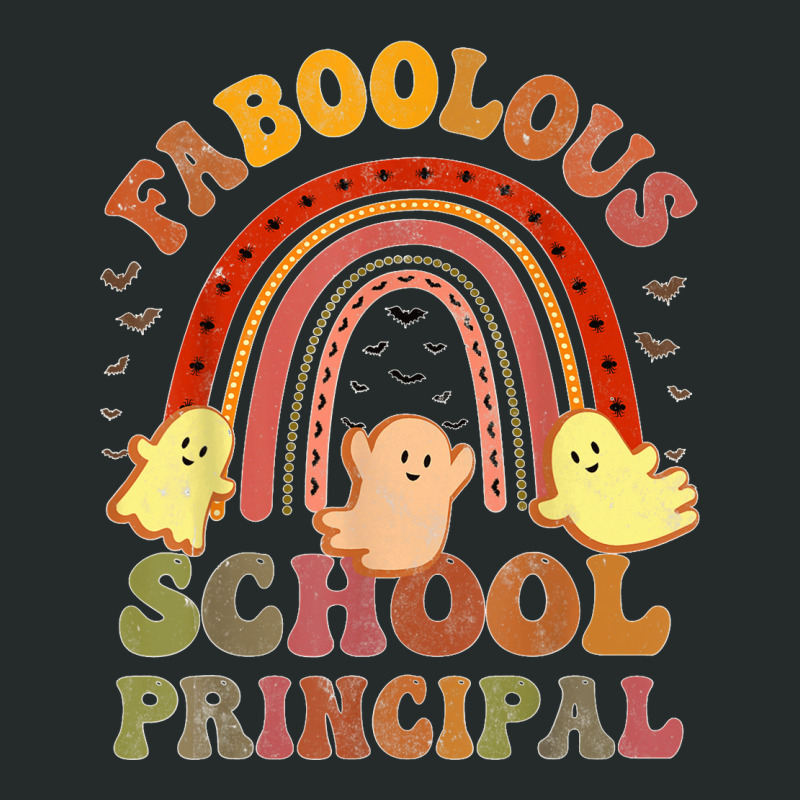 Vintage Faboolous School Principal Costume This Is My Scary Women's Triblend Scoop T-shirt by cm-arts | Artistshot