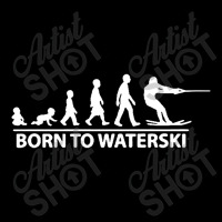 Born To Waterski Baby Bibs | Artistshot