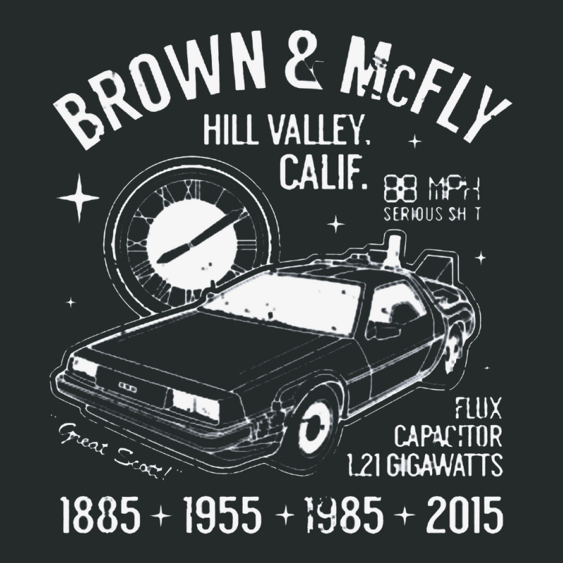 Brown And Mcfly    Back To The Future Women's Triblend Scoop T-shirt by cm-arts | Artistshot