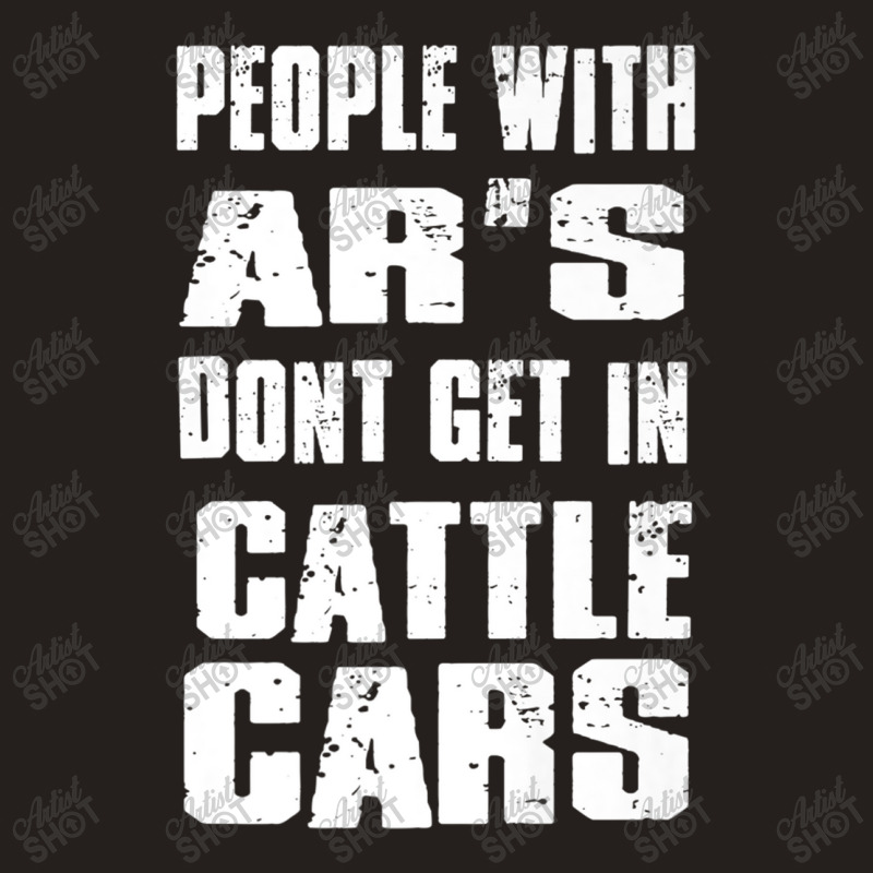 People With Ar's Don'gein Cattle Cars Games Characters Tank Top by KhalilDesign | Artistshot