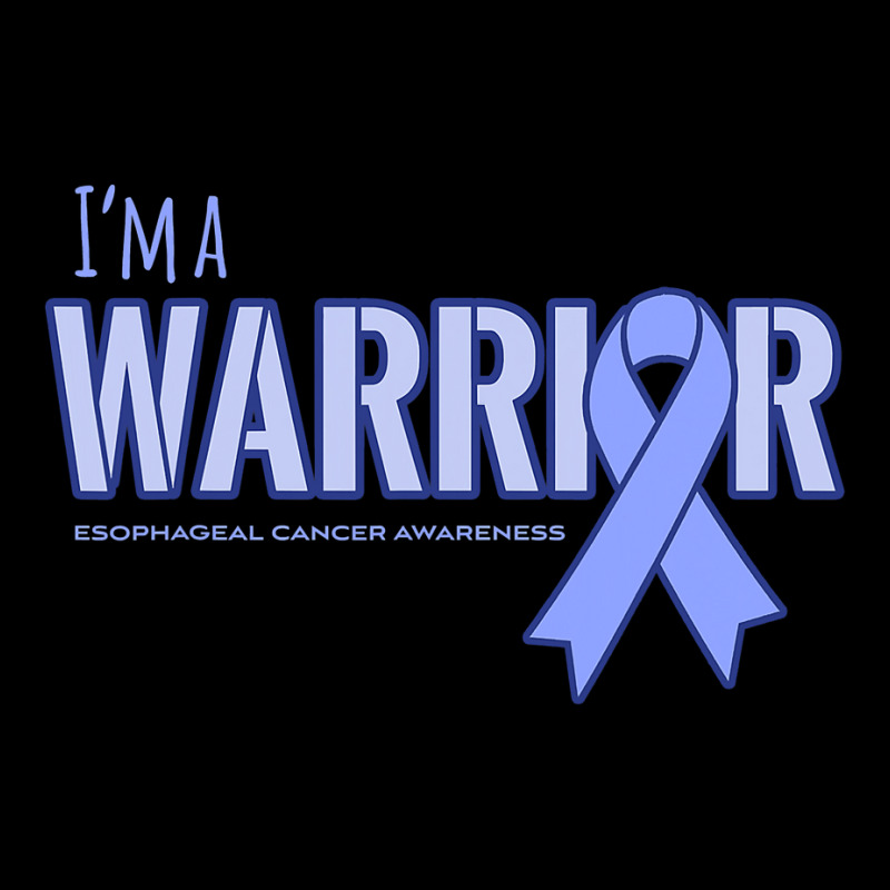 I'm A Warrior Esophageal Cancer Awareness Long Sleeve Shirts by cm-arts | Artistshot