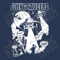 Flying Saucers Alien Invasion Ladies Denim Jacket | Artistshot