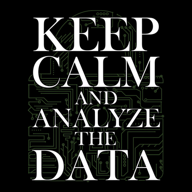 Data Analyst Keep Calm And Analyze Data Scientist Analytics Maternity Scoop Neck T-shirt by TimothyBlakney | Artistshot