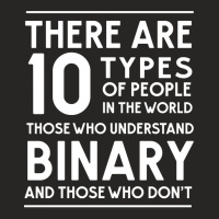 Those Who Understand Binary And Those Who Don't Ladies Fitted T-shirt | Artistshot