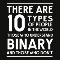 Those Who Understand Binary And Those Who Don't Scorecard Crop Tee | Artistshot