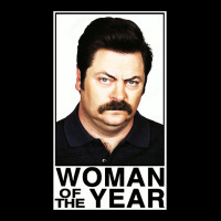 Woman Of The Year - Ron Swanson Long Sleeve Shirts | Artistshot