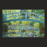 Claude Monet Water Lily Pond, Claude Monet, Water Lily Pond, Claude Mo Ladies Fitted T-shirt | Artistshot