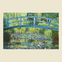 Claude Monet Water Lily Pond, Claude Monet, Water Lily Pond, Claude Mo Cropped Hoodie | Artistshot