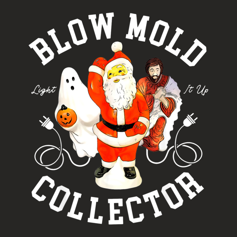 Blow Mold Collector Light It Up Christmas Halloween Ladies Fitted T-Shirt by Newshirt | Artistshot