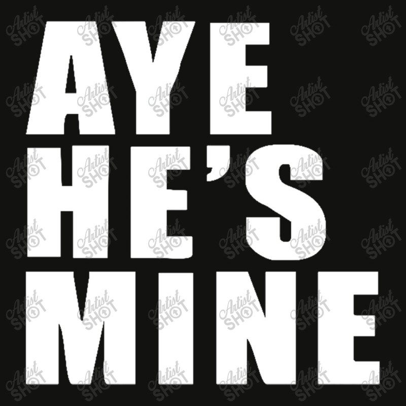 Aye He's Mine Funny Scorecard Crop Tee by Andreacomptonc | Artistshot