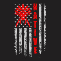 Native American Flag Retro T-shirt | Artistshot